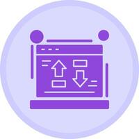 Cost per conversion Multicolor Circle Icon vector