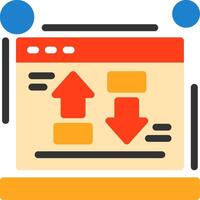 Cost per conversion Flat Icon vector