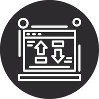 Cost per conversion Inverted Icon vector