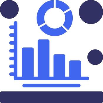 conversión rastreo sólido dos color icono vector