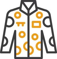 Uniform Line Two Color Icon vector
