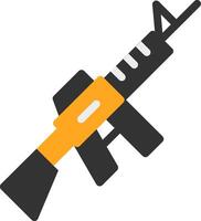 rifle plano icono vector