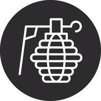 Grenade Inverted Icon vector