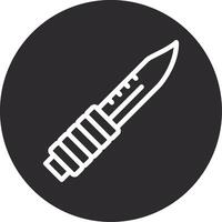 Bayonet Inverted Icon vector