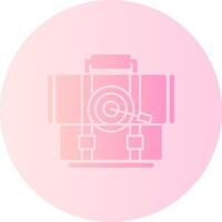 Mission Gradient Circle Icon vector