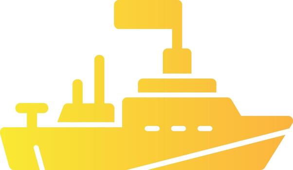 naval Embarcacion sólido multi degradado icono vector