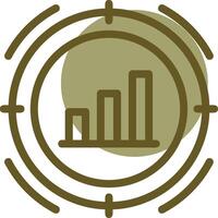 Target Linear Circle Icon vector