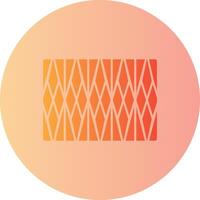 Camouflage netting Gradient Circle Icon vector
