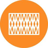 Camouflage netting Outline Circle Icon vector
