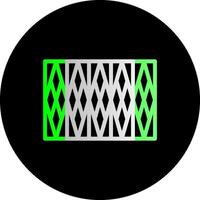 Camouflage netting Dual Gradient Circle Icon vector