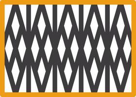 Camouflage netting Line Circle Icon vector