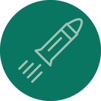 Bullet Line Multi color Icon vector