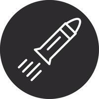 Bullet Inverted Icon vector