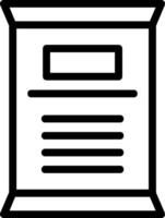 MRE Line Icon vector