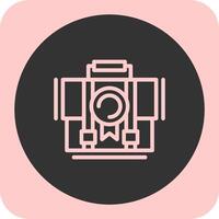 Achievement Linear Round Icon vector