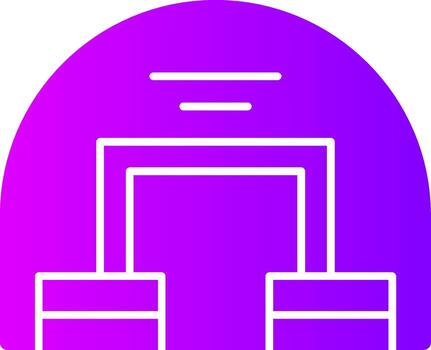 Bunker Solid Multi Gradient Icon vector