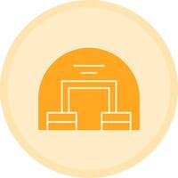 Bunker Multicolor Circle Icon vector