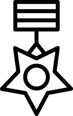 Medal of Honor Line Icon