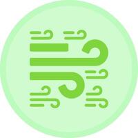 Windy Multicolor Circle Icon vector