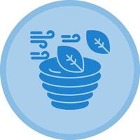 Hurricane Multicolor Circle Icon vector