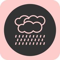 Drizzle Linear Round Icon vector