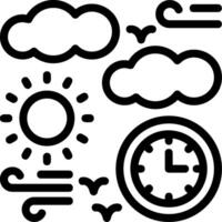 Daytime Line Icon vector