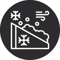 Avalanche Inverted Icon vector