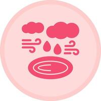 Puddle Multicolor Circle Icon vector