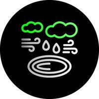 Puddle Dual Gradient Circle Icon vector