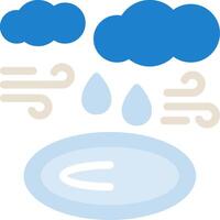 Puddle Flat Icon vector