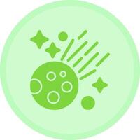 Comet Multicolor Circle Icon vector