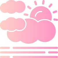 Haze Solid Multi Gradient Icon vector
