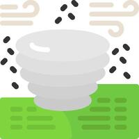 Dust devil Flat Icon vector