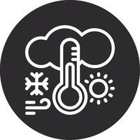 Thermometer rising Inverted Icon vector