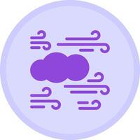 Windy day Multicolor Circle Icon vector