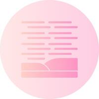 Foggy day Gradient Circle Icon vector