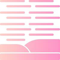 Foggy day Solid Multi Gradient Icon vector