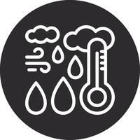 Humidity Inverted Icon vector