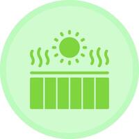 UV index Multicolor Circle Icon vector