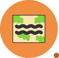 Jet stream Flat Shadow Icon vector