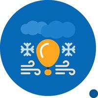 clima globo plano sombra icono vector