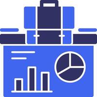Presentation Solid Two Color Icon vector