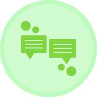 Text message Multicolor Circle Icon vector