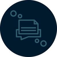 Message draft Line Multi color Icon vector