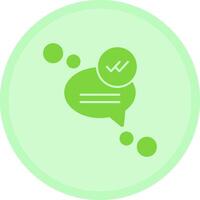 Message read Multicolor Circle Icon vector