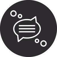 Group conversation Inverted Icon vector