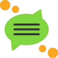 Group conversation Flat Icon vector