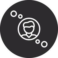 User avatar Inverted Icon vector