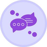 Typing indicator Multicolor Circle Icon vector