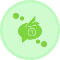 Receive message Multicolor Circle Icon vector